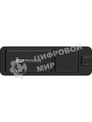 Внешний SSD 1Tb Silicon Power PX10, External, USB TypeC 3.2, черный, read/write 1050/1050 Mb/s