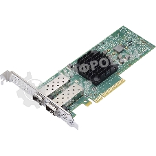 Сетевая карта Dell Broadcom 57414 Dual Port 10/25GbE SFP28 Adapter, Low Profile