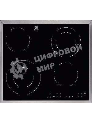 Электрическая варочная панель Electrolux EHF6342XOK Hi-Light, независимая, черный