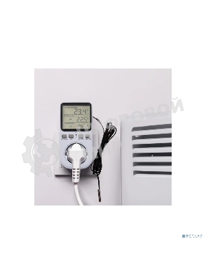 Терморегулятор цифровой 16А-01 в розетку, белый Rexant