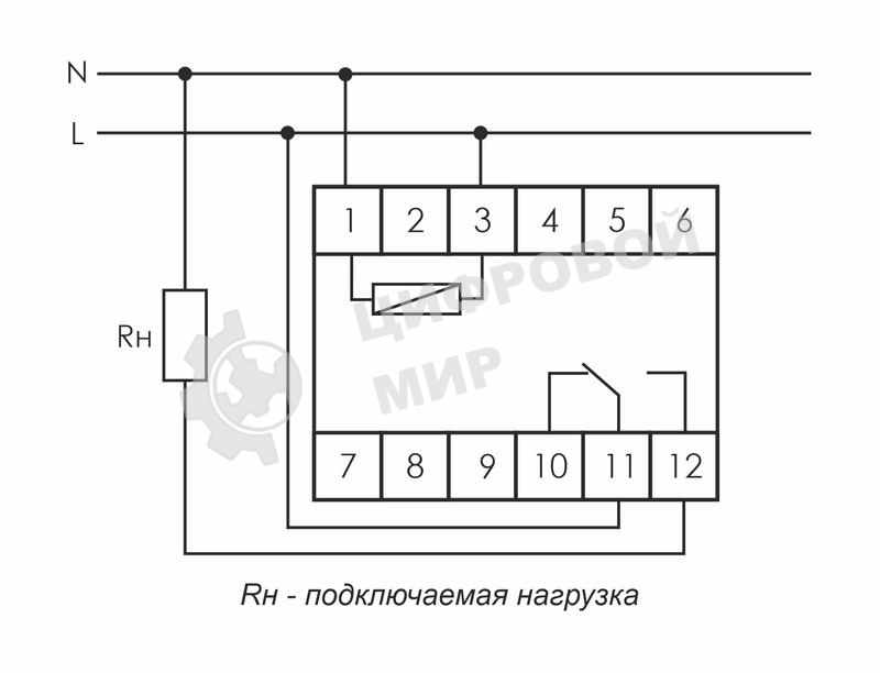 Реле времени PCA-512 (задержка выкл. 230В 8А 1перекл. IP20 монтаж на DIN-рейке) F&F EA02.001.001