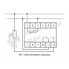 Реле времени PCA-512 (задержка выкл. 230В 8А 1перекл. IP20 монтаж на DIN-рейке) F&F EA02.001.001