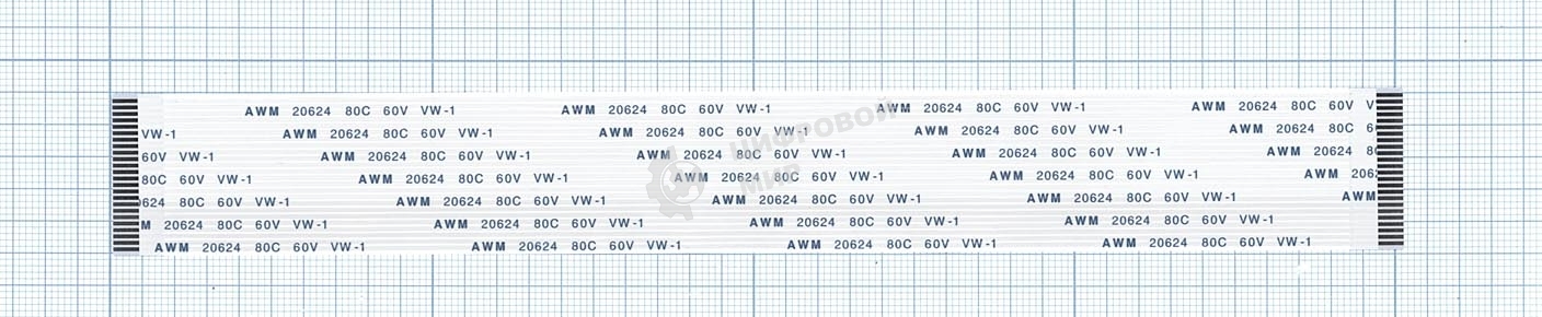 Шлейф универсальный 24pin, шаг 1 мм, длина 20 см