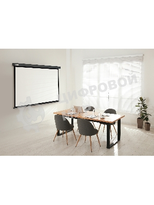 Экран Cactus 152x203см Wallscreen CS-PSW-152X203-SG 4:3 настенно-потолочный рулонный серый