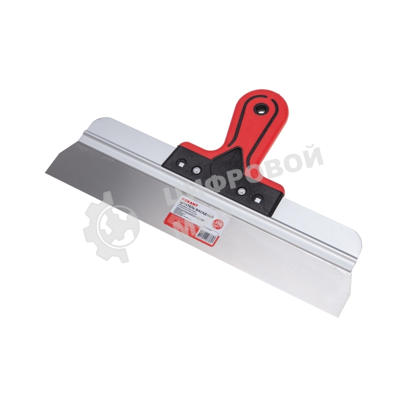 Шпатель фасадный Rexant нержавеющая сталь, 350 мм, двухкомпонентная рукоятка