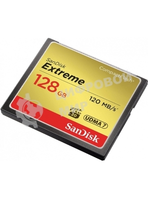 Флеш карта CF 128Gb SanDisk Extreme 120Mb/s