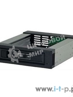 Опция к серверу Procase L3-101-SATA3-BK Hot-swap корзина 1 SATA3/SAS 6Gb, черный, с замком, hotswap aluminium mobie rack module (1x5,25) 1xFAN 40x15мм
