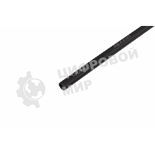 Термоусаживаемая трубка клеевая Rexant 3,0/1,0 мм, черная, упаковка 10 шт. по 1 м