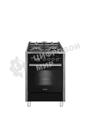 Плита газовая Gefest ПГ 6700-04 черный, конфорок 4 шт, духовка 52 л, 60 см x 85 см x 60 см