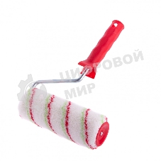 Валик Сибртех Эмали, 180 мм, ворс 12 мм, D 48 мм, D ручки 8 мм, полиамид, полиакрил