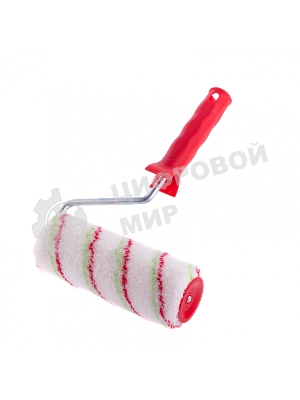 Валик Сибртех Эмали, 180 мм, ворс 12 мм, D 48 мм, D ручки 8 мм, полиамид, полиакрил