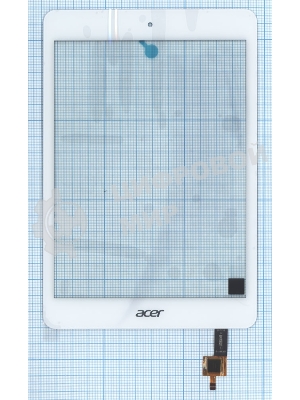 Сенсорное стекло (тачскрин) для Acer Iconia A1-830, белое