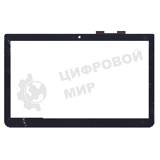 Сенсорное стекло (тачскрин) для Toshiba Satellite E45T-B S40T-B, черное