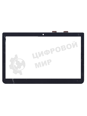 Сенсорное стекло (тачскрин) для Toshiba Satellite E45T-B S40T-B, черное