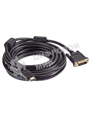 Кабель HDMI AM/DVI(24+1)M, 7.5м, CU, 1080P@60Hz, 2F, VCOM CG484GD-7.5M