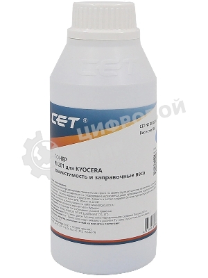 Тонер CET PK201 OSP0201C-100 голубой бутылка 100гр. для принтера Kyocera ECOSYS P6030cdn/M6026cdn