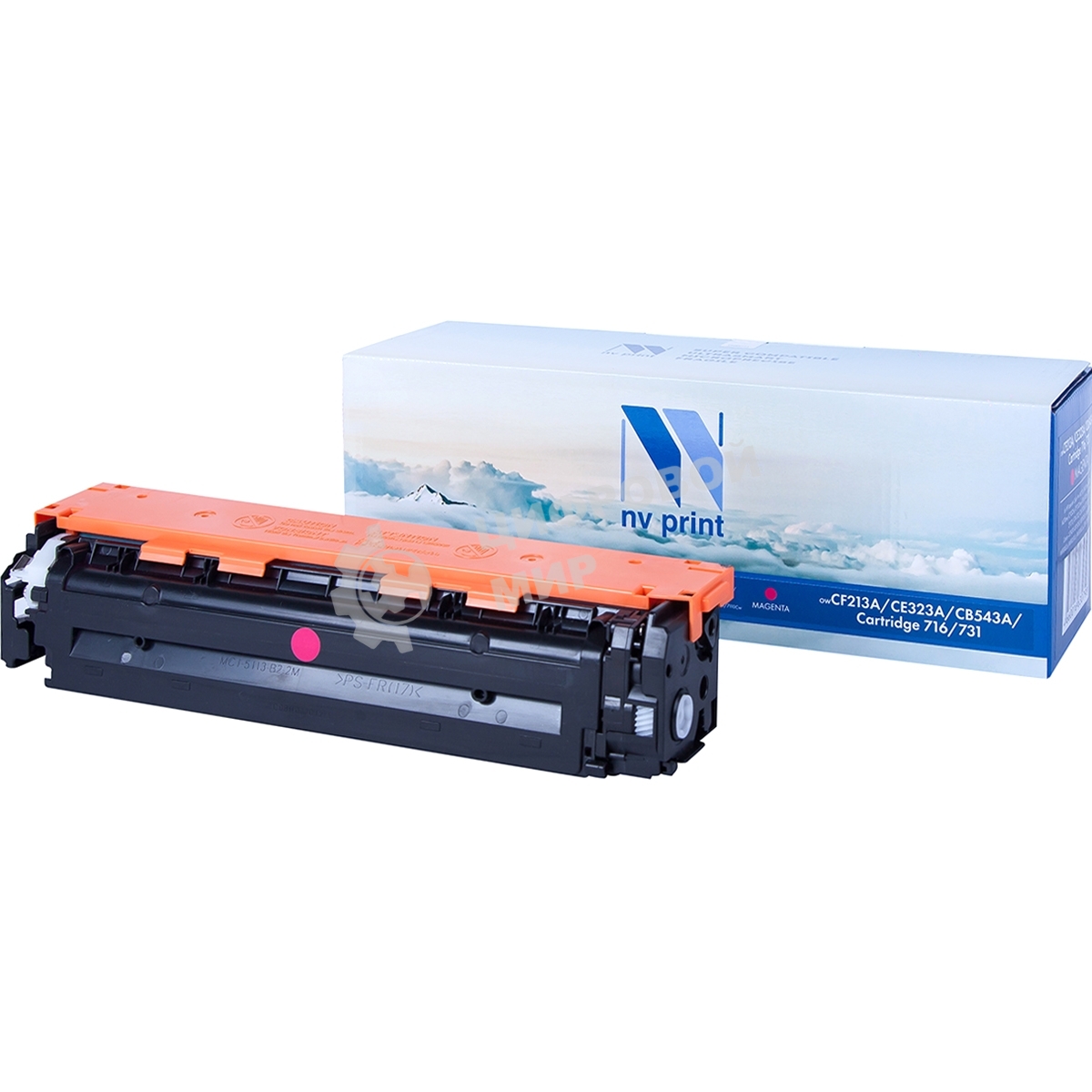 Картридж лазерный NVPrint совместимый HP CF213A/CE323A/CB543A/Canon 716/731 Magenta для LaserJet Color Pro M251n/M251nw/M276n/M276nw/CP1525n/CP1525nw/CM1415fn/CM1415fnw/CP1215/CM1312/CM1312nfi/CP1215/Canon i-SENSYS LBP5050/LBP5050n/MF8030Cn/MF8040Cn/MF8050Cn/MF8080Cw/LBP-7100Cn/7110Cw (1600k)