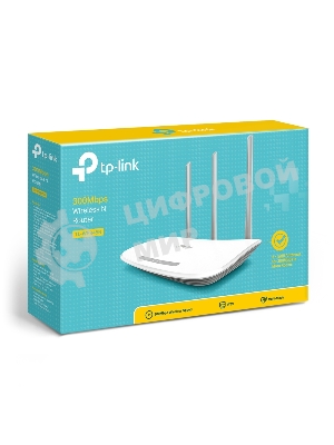 Маршрутизатор беспроводной TP-Link TL-WR845N N300 10/100BASE-TX белый