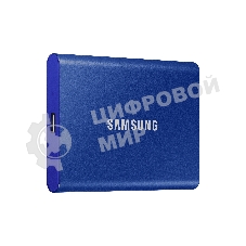 Внешний SSD Samsung T7, 1TB, USB 3.2 Gen 2 Type-C, R/W 1050/1000, синий
