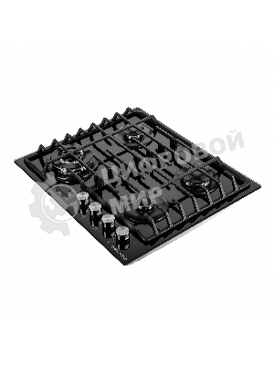 Газовая варочная панель Maunfeld EGHG.64.63CB/G, 4 конфорки, закаленное стекло, черный