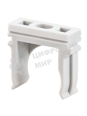 Крепеж-клипса для труб Rexant, Ø20 мм, серый, 100 шт./уп.