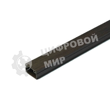 Кабель-канал 15х10 L2000 пластик с двойным замком венге УралПак КК-4815010-200