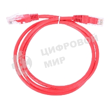 Патч-корд LANMASTER UTP TWT-45-45-0.5-RD вилка RJ-45-вилка RJ-45 cat.5е 0.5м красный ПВХ (уп.:1шт)