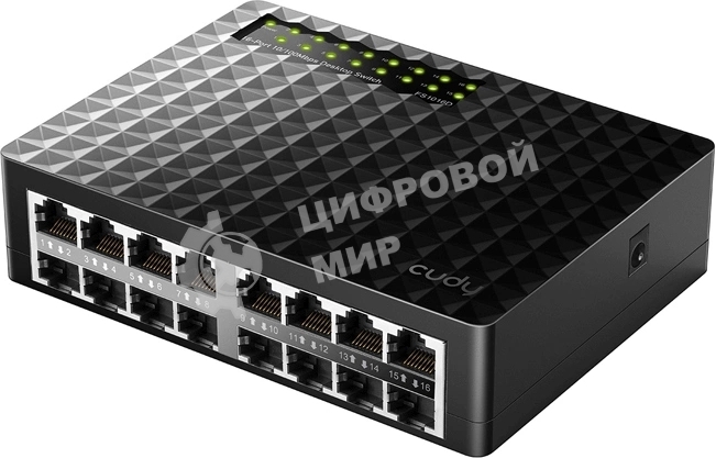 Коммутатор Cudy FS1016D (L2) 16x100 Мбит/с неуправляемый