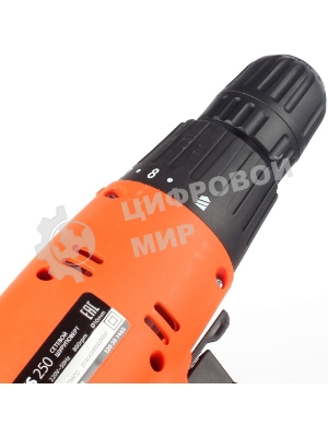 Дрель-шуруповерт Patriot FS 250 The One, 280 Вт, 20 Нм, щеточный