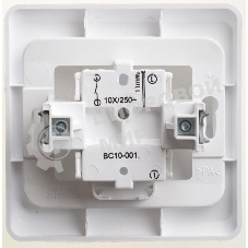 Выключатель 1-кл. СП Этюд 10А IP20 белый SchE BC10-001B