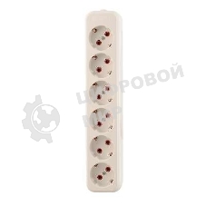 Колодка удлинителя 6-м с заземл. Lezard 720-0600-601