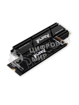 Накопитель SSD Kingston Fury Renegade, 4Tb, PCIe 4.0 x4, M.2 2280, NVMe, R/W 7300/7000, с радиатором