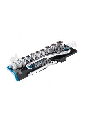 Набор торцевых головок Gross трещотка 120 зубьев, 3/8