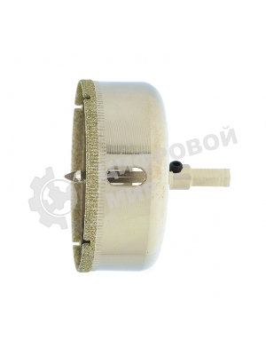 Сверло по керамической плитке и стеклу Сибртех, 70 х 55 мм, 6 гр.хв-к, с центр. сверлом