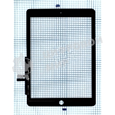 Сенсорное стекло (тачскрин) для Apple iPad 9.7 2018 (A1954 A1893)черное