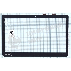 Сенсорное стекло (тачскрин) для Toshiba Satellite E45T-B S40T-B, черное