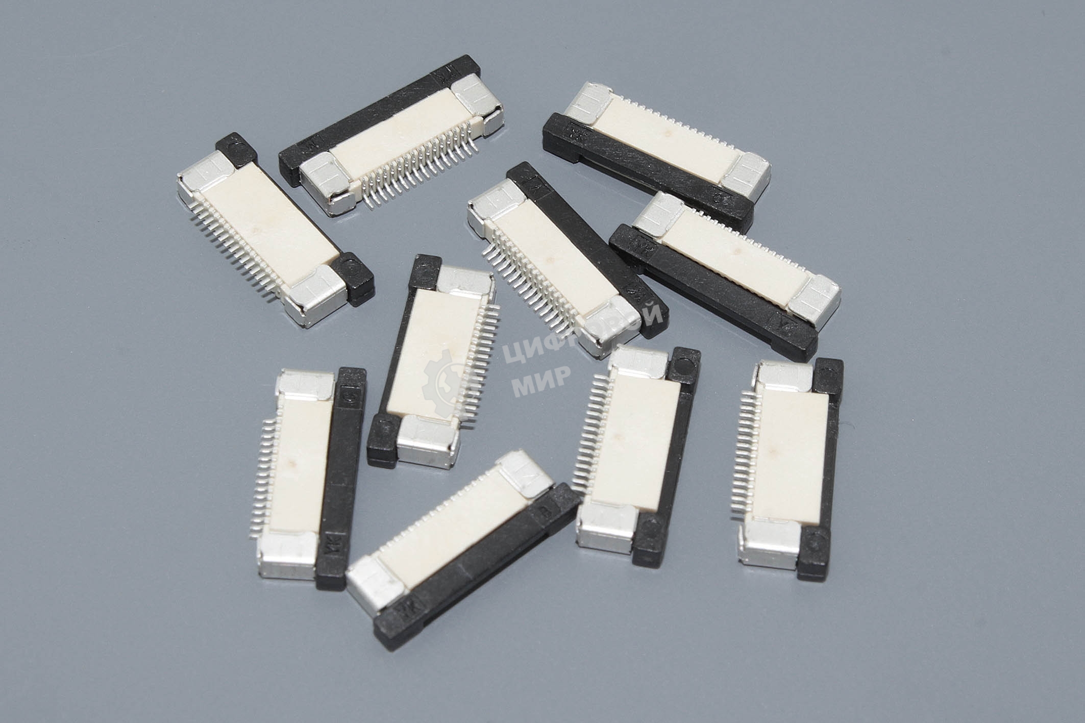 Разъем FPC Half Coverage Bottom Contact 0.5K-BX-16PWB 16 pin высота 2мм шаг 0,5мм 10 шт