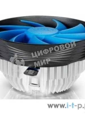 Кулер для процессора DEEPCOOL ARCHER BIGPRO серебристый/синий, 120 мм, алюминий/медь, 2000 об/мин, 29.7 дБ, 4 pin, 125 Вт, 70 мм