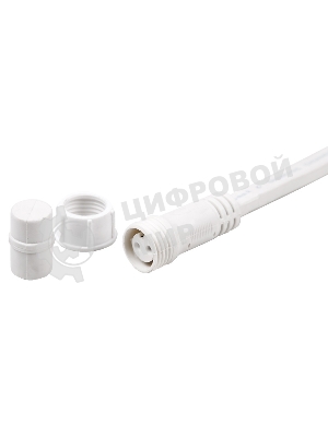 Гирлянда Neon-night LED Galaxy Bulb String 10м, белый каучук, 30 лампx6 LED теплый белый, влагостойкая IP65