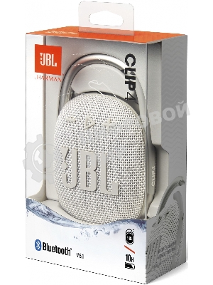 Портативная акустическая система JBL CLIP 4, белый