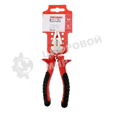 Плоскогубцы комбинированные Rexant 160 мм никелированные, двухкомпонентные рукоятки