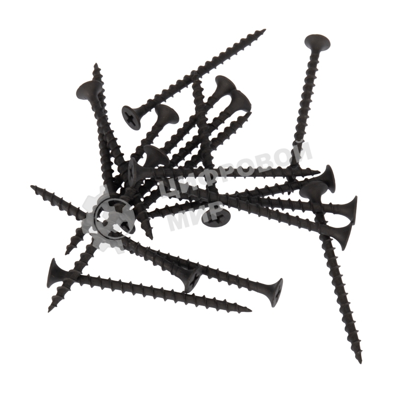 Саморез гипсокартон-дерево Kranz 3,5х55, пакет (500 шт/уп)