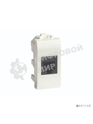 Компьютерная розетка Dkc 76457B RJ45 кат.5e экран., 8P8C, Brava, белая, 1мод (кратно 10 шт)