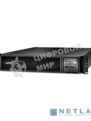 Источник бесперебойного питания APC Smart-UPS SRT SRT3000RMXLI 2700Вт 3000ВА черный