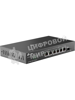 Маршрутизатор VPN TP-Link ER707-M2 Omada с мультигигабитными портами,1 x RJ45 WAN 2,5 Гбит/с, 1 x RJ45 WAN/LAN 2,5 Гбит/с, 1 x SFP WAN/LAN, 4 гиг. порта RJ45 WAN/LAN, 1 порт USB 2.0