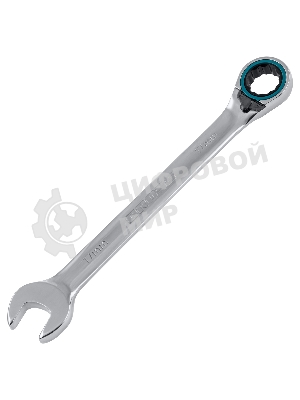 Набор ключей комбинированных с трещоткой Gross 8 - 19 мм, 7 шт., реверсивные, CrV