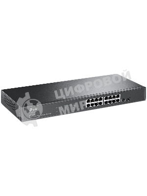 Коммутатор TP-Link Jetstream 16-port gigabit smart switch with 2-gigabit uplink ports