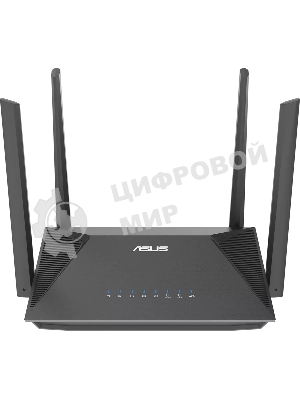 Роутер беспроводной Asus RT-AX52 AX1800 10/100/1000BASE-TX черный