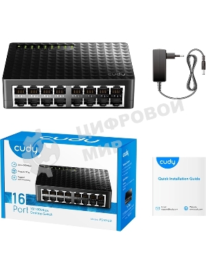Коммутатор Cudy FS1016D (L2) 16x100 Мбит/с неуправляемый