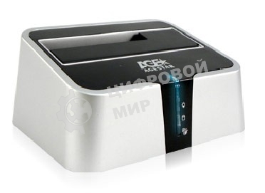 Док-станция для HDD AgeStar 3CBT2 SATA II пластик серебристый 1